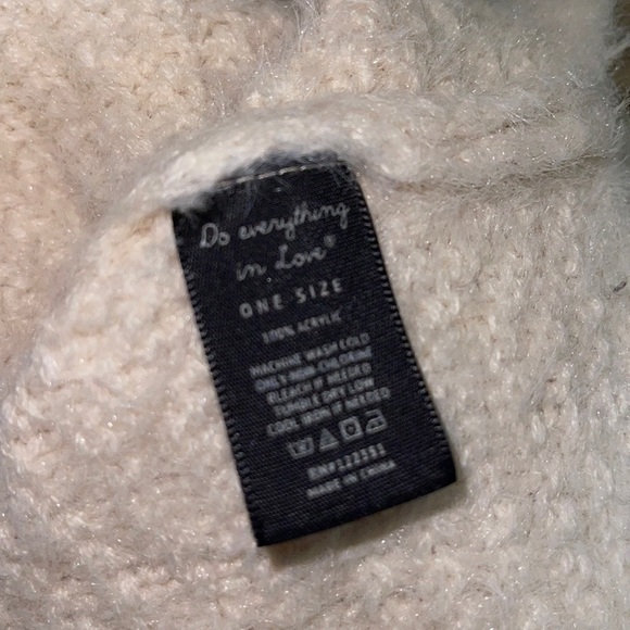 Anthropologie Do Everything In Love Cowl /Turtleneck Poncho Sweater - Picture 2 of 8